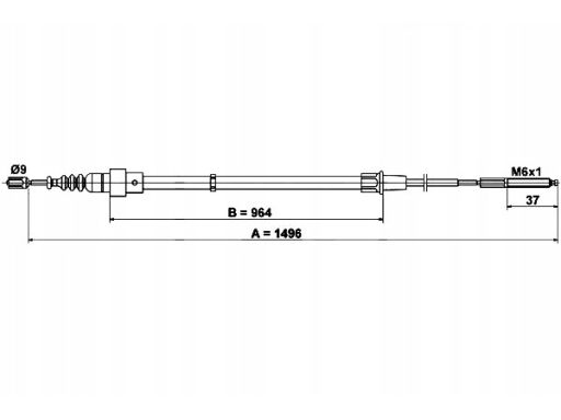 24.3727-2707.2 Linka Hamulca Postojowego 24.3727-2707.2 Ate