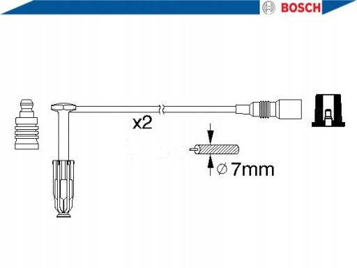 0 986 356 311 Zestaw Przewodów Zapłonowych 0 986 356 311 Bosch