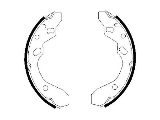 0 986 487 417 Szczęki Hamulcowe Kpl. Bosch