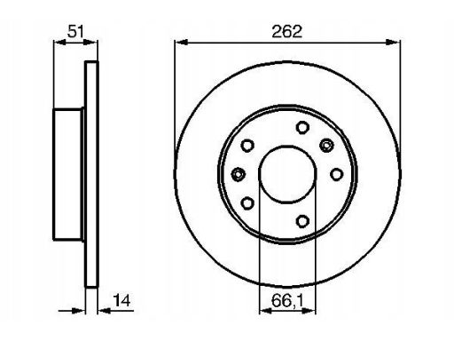 0 986 478 991 Tarcza Hamulcowa Bosch