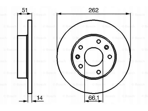 0 986 478 991 Tarcza Hamulcowa Bosch