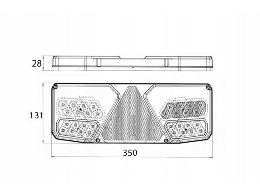 1035 Kl Szkło Lampy Świateł Tylnych 1035Kl W137 Waś