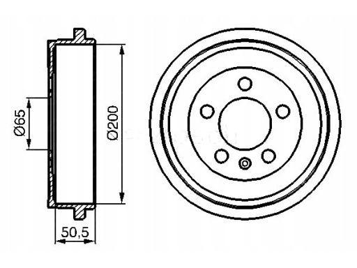 0 986 477 133 Bęben Hamulcowy Bosch