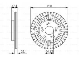 0 986 479 625 Tarcza Hamulcowa Bosch