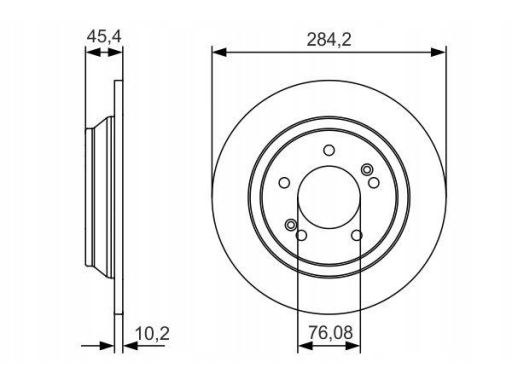 0 986 479 C39 Tarcza Hamulcowa Bosch