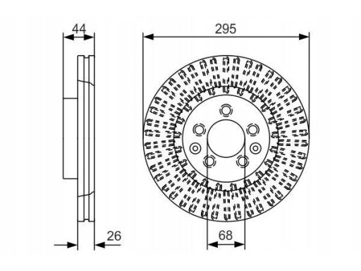 0 986 479 D16 Tarcza Hamulcowa Bosch
