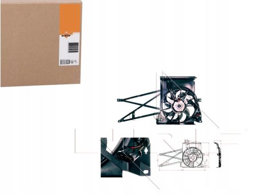 47013 Wentylator Chłodnicy Silnika Nrf