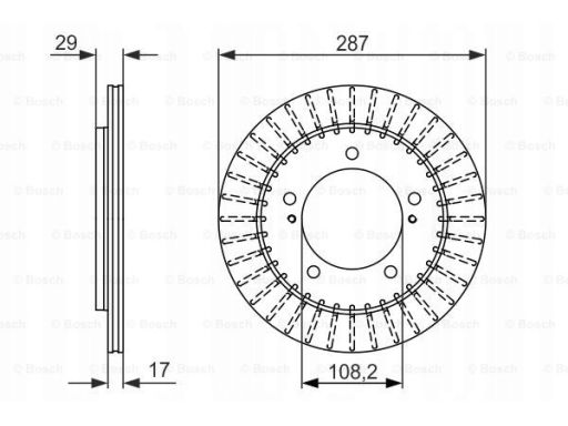 0 986 479 486 Tarcza Hamulcowa Bosch