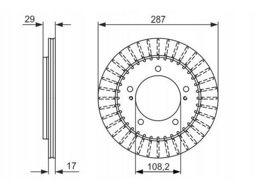 0 986 479 486 Tarcza Hamulcowa Bosch