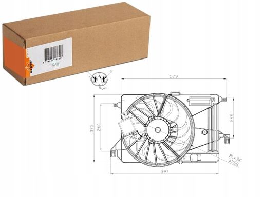 47964 Wentylator Chłodnicy Silnika Nrf