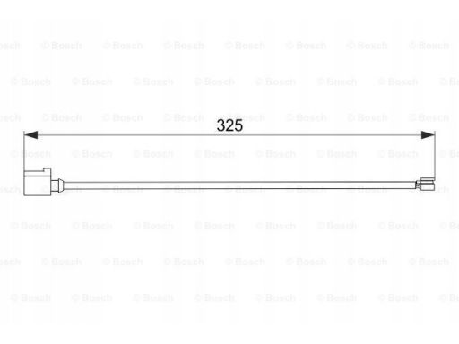 1 987 474 567 Styk Ostrzegawczy Zużycia Okładzin Hamul Bosch