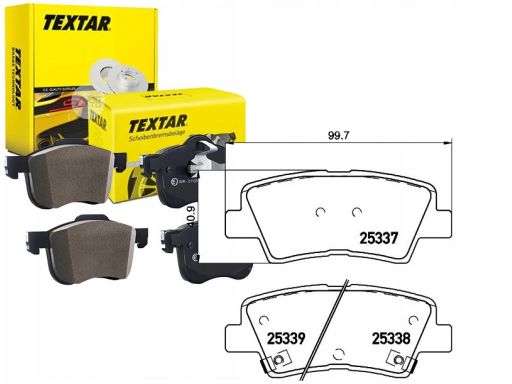 2533701 Klocek Hamulcowy Kpl. Textar