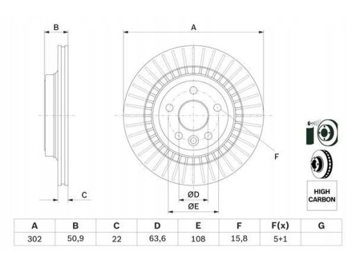 0 986 479 713 Tarcza Hamulcowa Bosch
