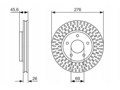 0 986 479 783 Tarcza Hamulcowa Bosch