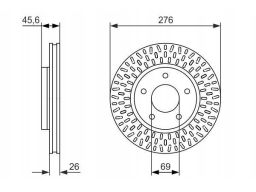 0 986 479 783 Tarcza Hamulcowa Bosch