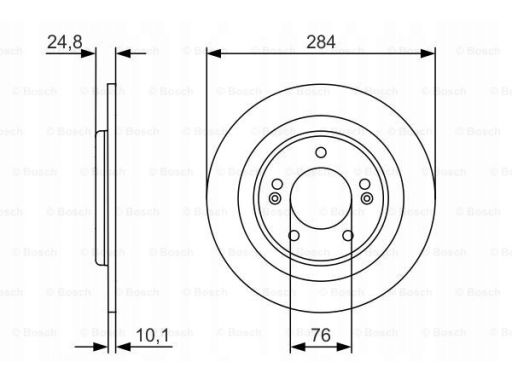 0 986 479 A13 Tarcza Hamulcowa Bosch