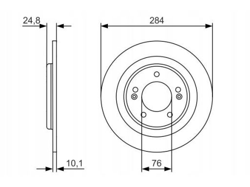 0 986 479 A13 Tarcza Hamulcowa Bosch