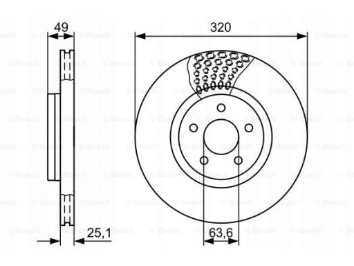 0 986 479 660 Tarcza Hamulcowa Bosch