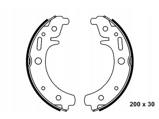 03.0137-0227.2 Szczęki Hamulcowe Kpl. Ate