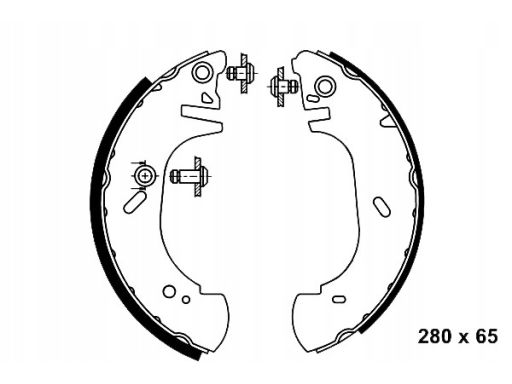 03.0137-0382.2 Szczęki Hamulcowe Kpl. Ate