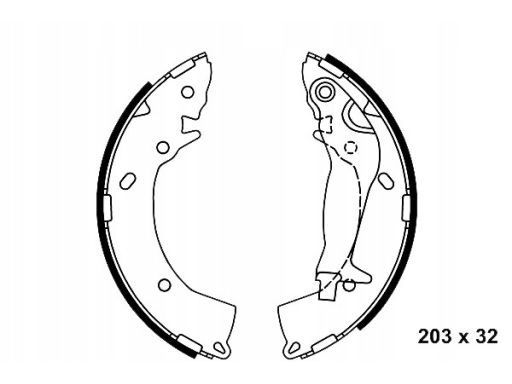 03.0137-0456.2 Szczęki Hamulcowe Kpl. Ate