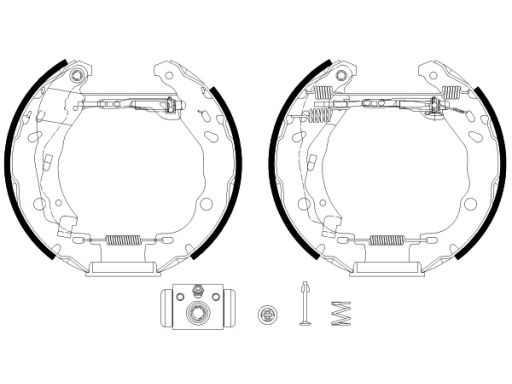 84083201 Szczęki Hamulcowe Kpl. Textar