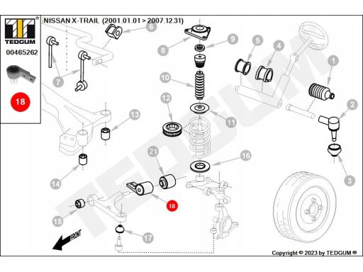 00465262 Tuleja Wahacza Ted-Gum