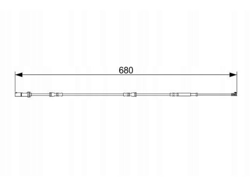 1 987 473 568 Styk Ostrzegawczy Zużycia Okładzin Hamul Bosch