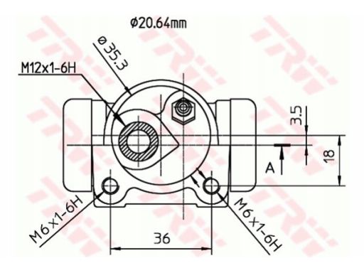 Bwf170 Cylinderek Hamulcowy Trw