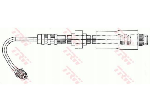 Phb543 Przewód Hamulcowy Elastyczny Trw