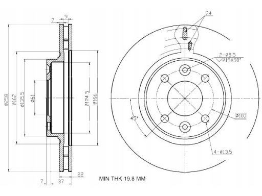 19-2729 Tarcza Ham. Renault P. Clio 12-/ Logan/ Maxgear