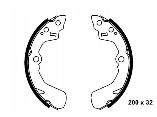 03.0137-0315.2 Szczęki Hamulcowe Kpl. Ate