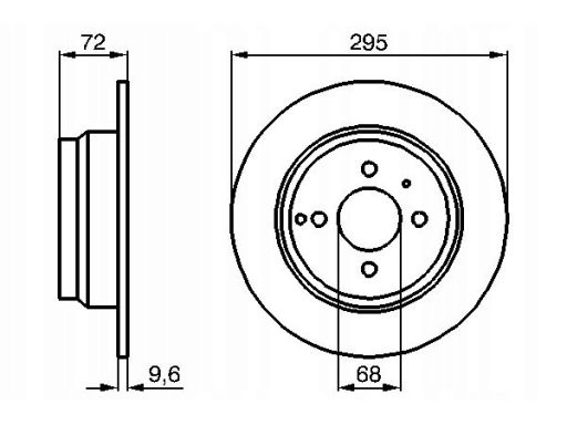 0 986 478 640 Tarcza Hamulcowa Bosch