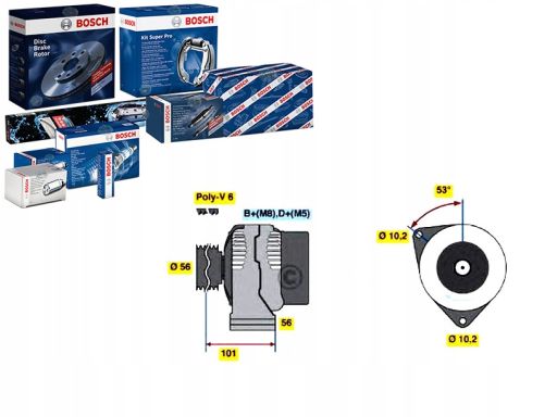 0 986 039 860 Alternator Bosch