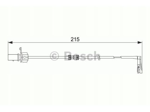 1 987 474 489 Styk Ostrzegawczy Zużycia Okładzin Hamul Bosch