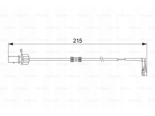1 987 474 489 Styk Ostrzegawczy Zużycia Okładzin Hamul Bosch
