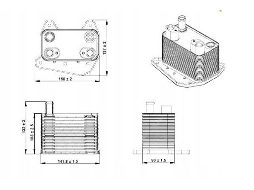 31234 Chłodnica Oleju Nrf