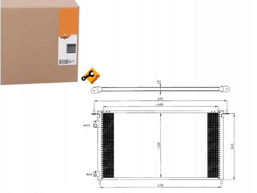 35636 Skraplacz Klimatyzacji Nrf