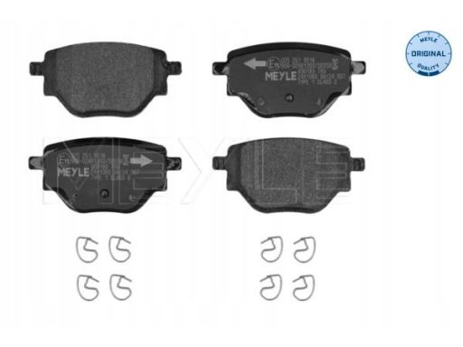 025 261 9518 Klocki Ham. Citroen T. C4 1,2/1,5 Bluehd Meyle