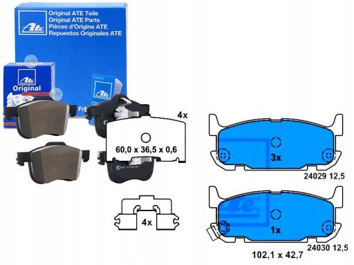 13.0460-5732.2 Klocek Hamulcowy Kpl. Ate