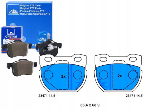 13.0460-6923.2 Klocek Hamulcowy Kpl. Ate