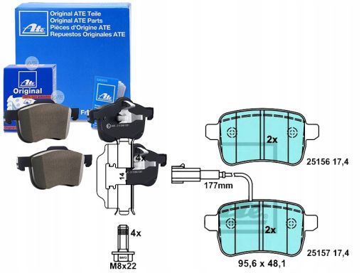 13.0470-2767.2 Klocek Hamulcowy Kpl. Ate