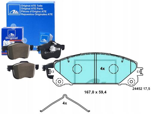 13.0470-5634.2 Klocek Hamulcowy Kpl. Ate
