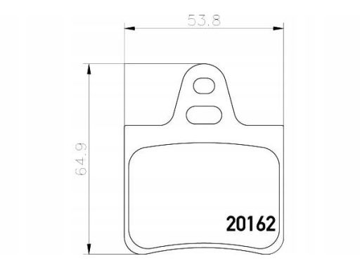 2016203 Klocek Hamulcowy Kpl. Textar