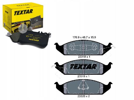 2331801 Klocek Hamulcowy Kpl. Textar