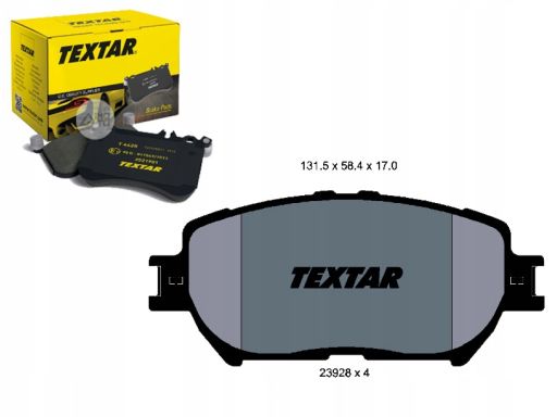 2392801 Klocek Hamulcowy Kpl. Textar