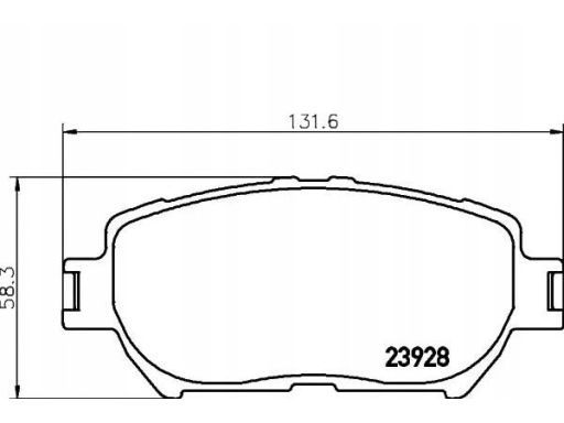 2392801 Klocek Hamulcowy Kpl. Textar