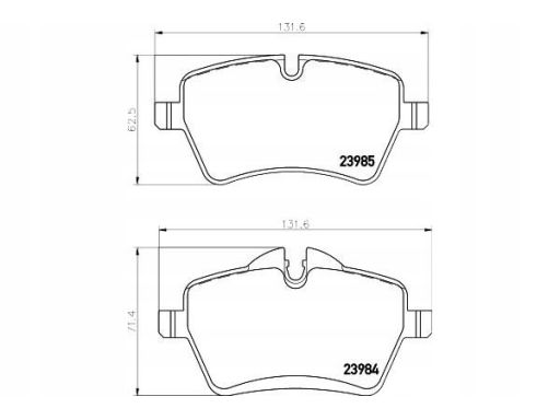 2398404 Klocek Hamulcowy Kpl. Textar