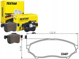 2348701 Klocek Hamulcowy Kpl. Textar