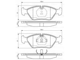 0 986 495 162 Klocek Hamulcowy Kpl. Bosch